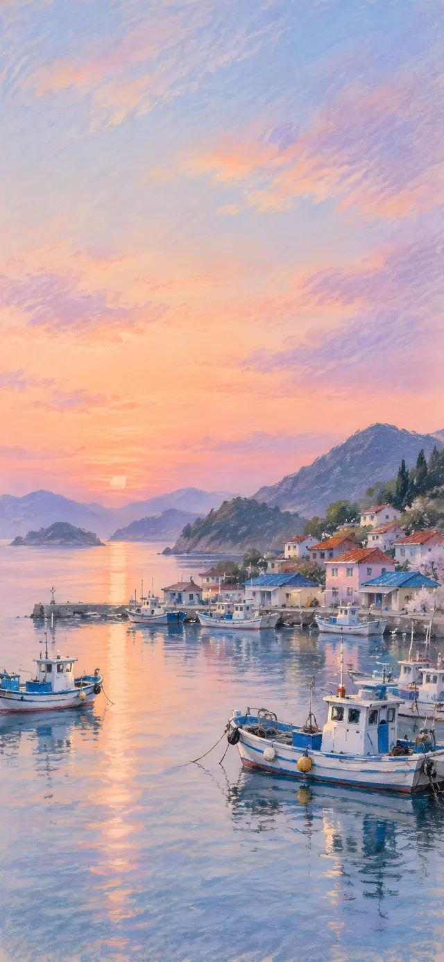 Tongyeong Harbor at Dawn