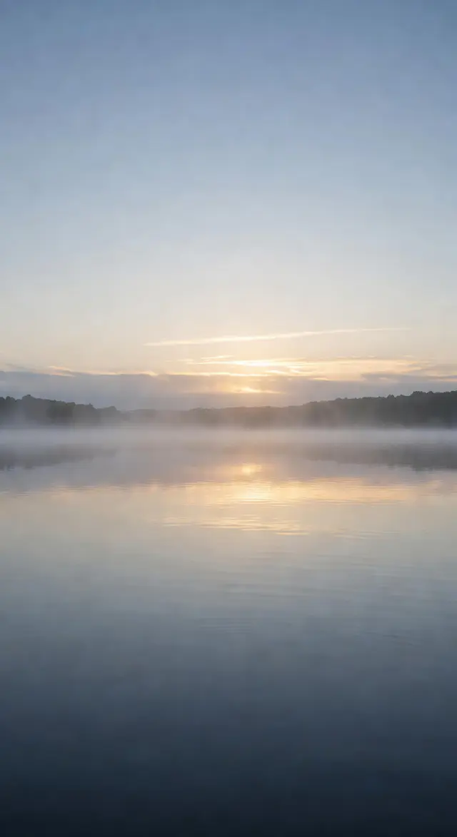 Morning Mist Lake